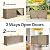 VIVOHOME 8ft Firewood Log Rack Cover, Heavy Duty 600D Oxford, Double Layer Outdoor Weather Resistant Fire Wood Storage Holder Cover with Zipper and Hook Loop Tape, Brown