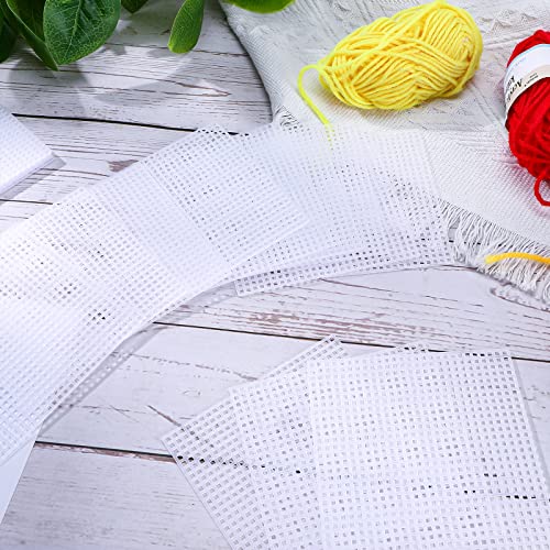 Yunlly OIL-YUNLLY-229 100 Pcs Square Plastic Canvas Mesh Sheets thumb #4