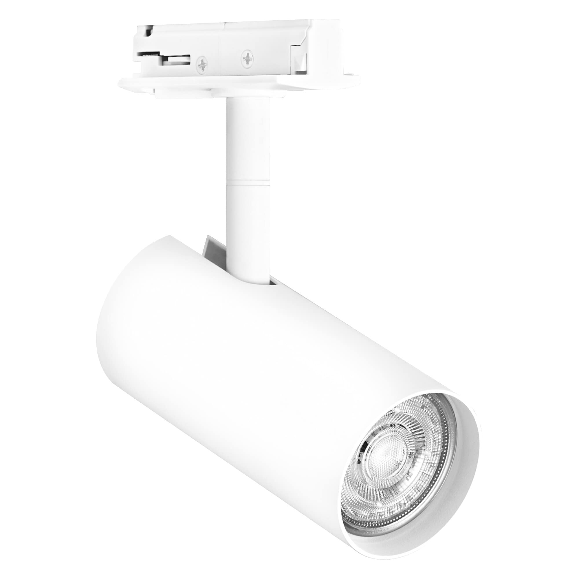 LEDVANCE Cabezal de luminaria para carril TRACKLIGHT, blanco, con casquillo GU10, puede equiparse con una lámpara normal o inteligente, inteligente, WiFi, diseño tipo loft, protección IP20