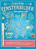 bine brändle teppich  Zauberhafte Fensterbilder mit Kreidemarker