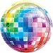 Disco Fever 10 1/2" Plates - 8 Per Unit
