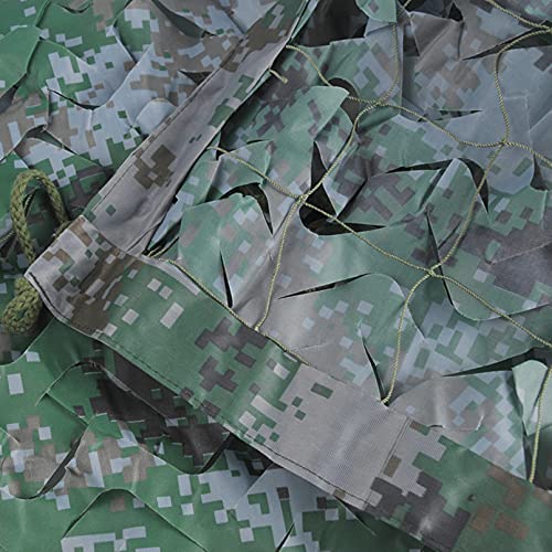 X1NGFU Tarnnetz Sichtschutz,Camouflage Netz Digital Sonnenschutz,Woodland Armee Tarnung Net,für Waldlandschaft Jagd… – Bild 3
