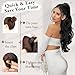 AISI BEAUTY Ponytail Extension 26 Inch Drawstring Ponytail Extension for Women Synthetic Long Black Wavy Layered Pony Tails Hair Extensions Clip in hairpieces fow Women