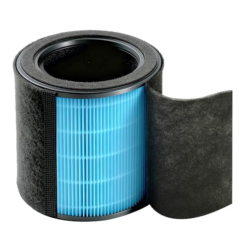 Dr.Prepare Hepa Air Filter, Air Purifier Filter Replacement 3-Stage Filter System with Washable Pre-Filter, H13 HEPA filter and Activated Carbon