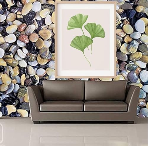 Image of WISDOM Stone Granite Marble Wallpaper Decorative Waterproof Adhesive Wallpaper Peel and Stick Countertop for Kitchen Table Others (16 x 130, Stone Blue Marble Wallpaper)