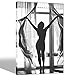 sechars - Sexy Posters of Woman for Bedroom Wall Decoration Beautiful Girl Silhouette Picture Photo Canvas Prints,Stretched and Framed Artwork Ready to Hang,-24"x36"