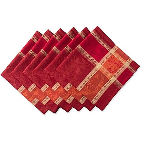 DII Harvest Wheat Jacquard Napkin Set Cover