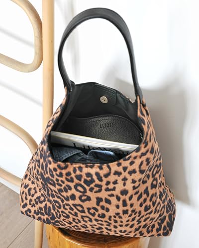 Bolso Tote Leopardo para Mujer con Cierre Magnético miniatura 4
