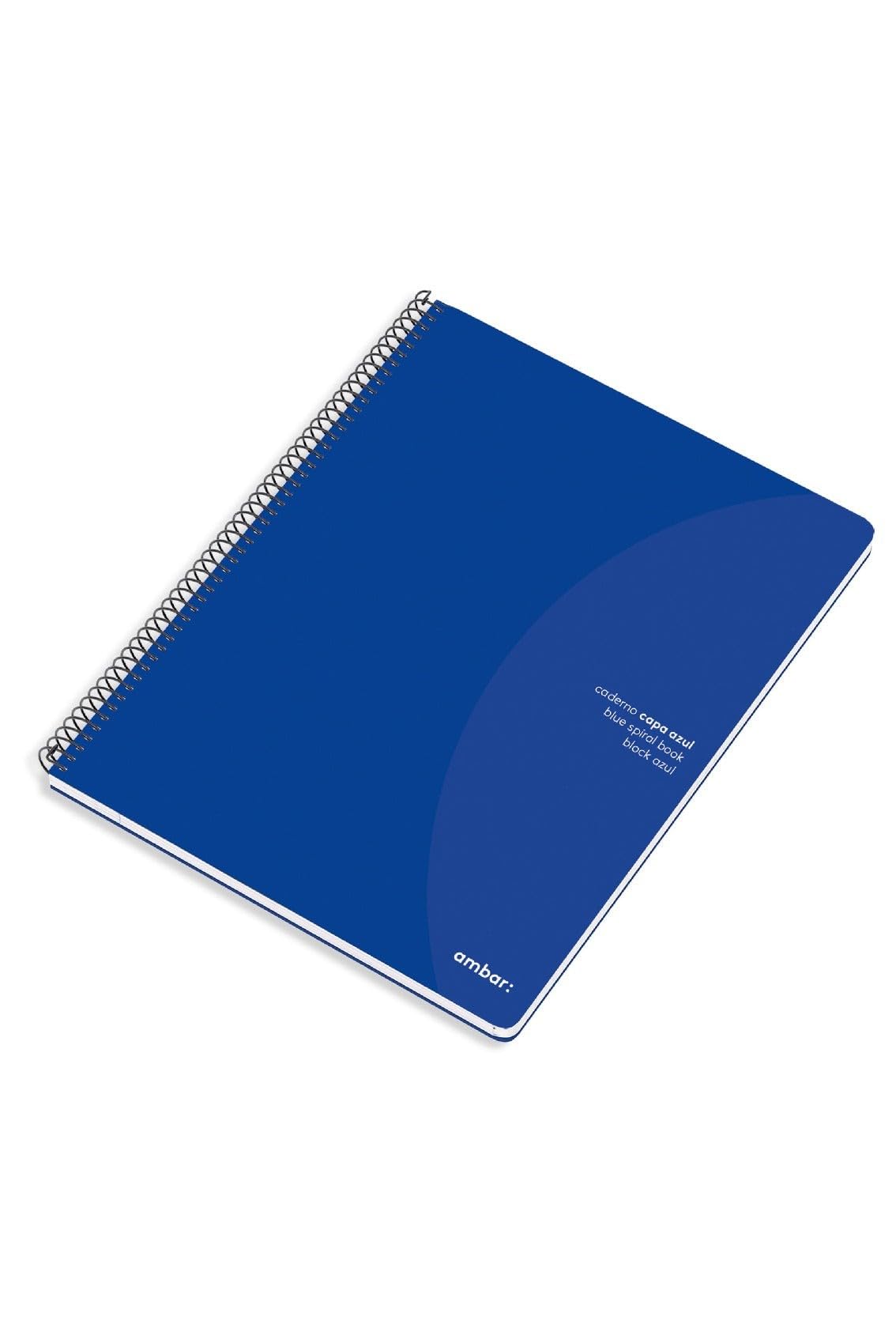 Ambar80 Sheets 70 GSM Ideas Spiral Note Book, A4 Size, Blue