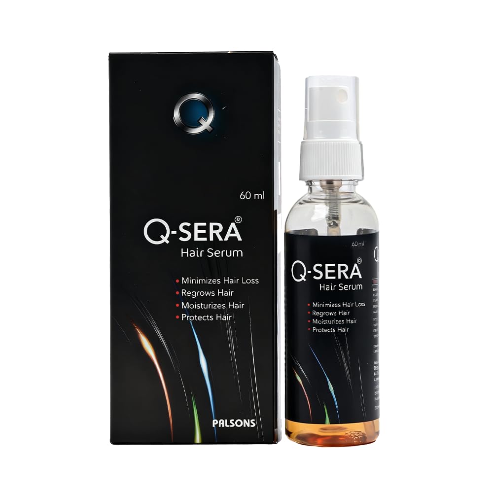 QSERA Hair Growth Serum 20 Days Hair Fall Control Solution|Dermatologist-Recommended|Strengthens Roots, And Promotes Thicker, Healthier Hair|Proven Choice| Superior Over Redensyl, For Men & Women