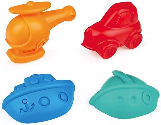 Hape E4085 Travel Sand Mould Set - Beach and Garden Toys