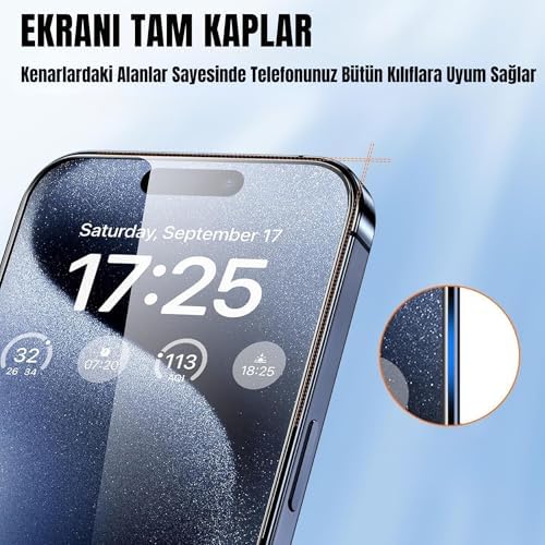MADNOVA Apple iPhone 11 Pro/XS için Tasarlanmış Premium Anti-Statik Ekran Koruyucu Uçtan Kenara Kapsama Full Kaplama Tam Koruma Dayanıklı Temperli Cam - Görsel 5