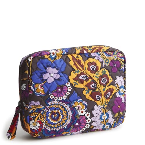 Vera Bradley Women's Premium Cotton Cord Organizer, Colorful Bouquet, One Size