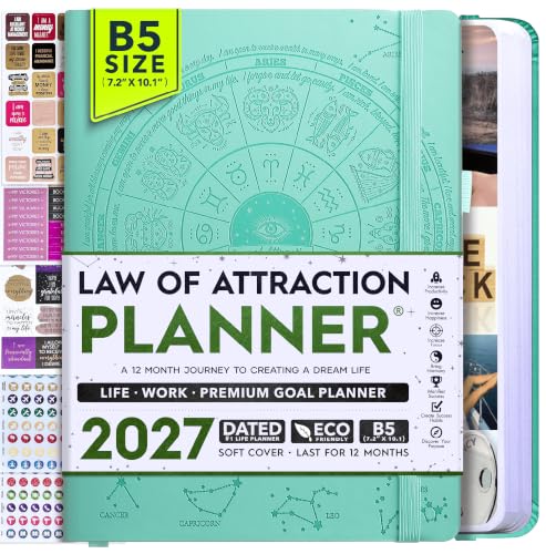 Image of 2027 Planner Weekly and Monthly & Manifestation Journal for Women