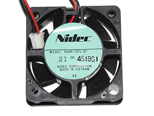 Ventilateur de refroidissement 40mm 12V silencieux et économe D04r-12tl 2 fils
