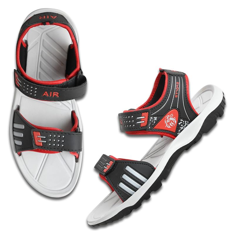 Image of STYLISH and comfortable sandals for men GREY-ORANGE