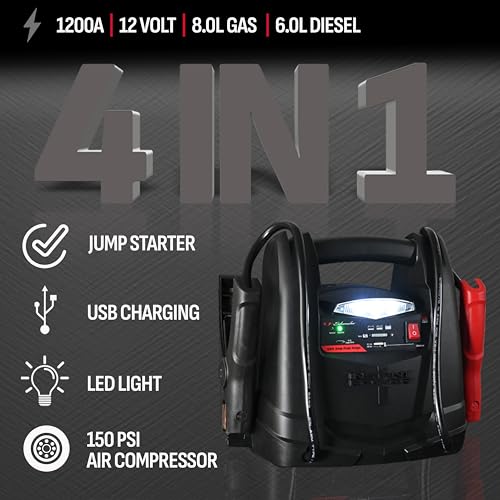 Schumacher Electric SL1562 Jump Starter & Compressor