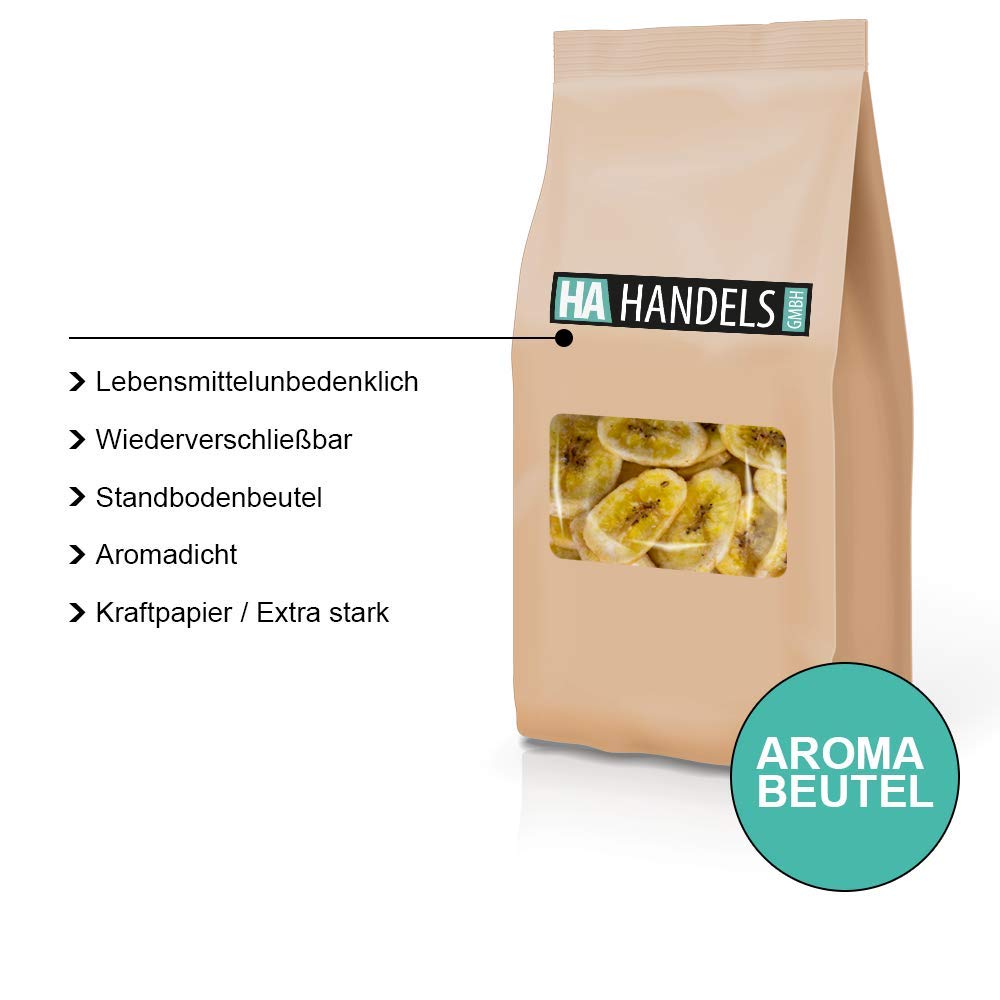 Bananenchips mit Kokosnussöl frittiert getrocknet naturbelassen ohne Zucker ungeschwefelt ungesüßt vegan wiederverschließbare Verpackung 1kg - 5kg (5kg)