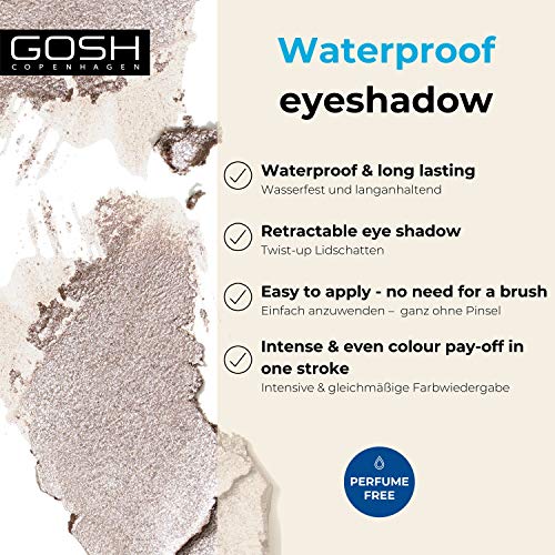 Gosh - Forever Eye Shadow, 01 Silver Rose
