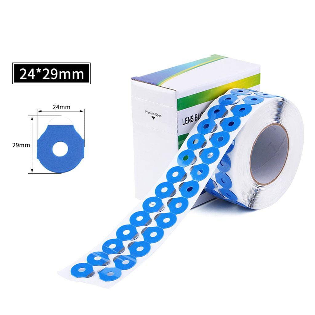 1000Pcs Eyewear Lens Processing Polieren Anti Rutsch Pads Aufkleber Blau, Blau, 02
