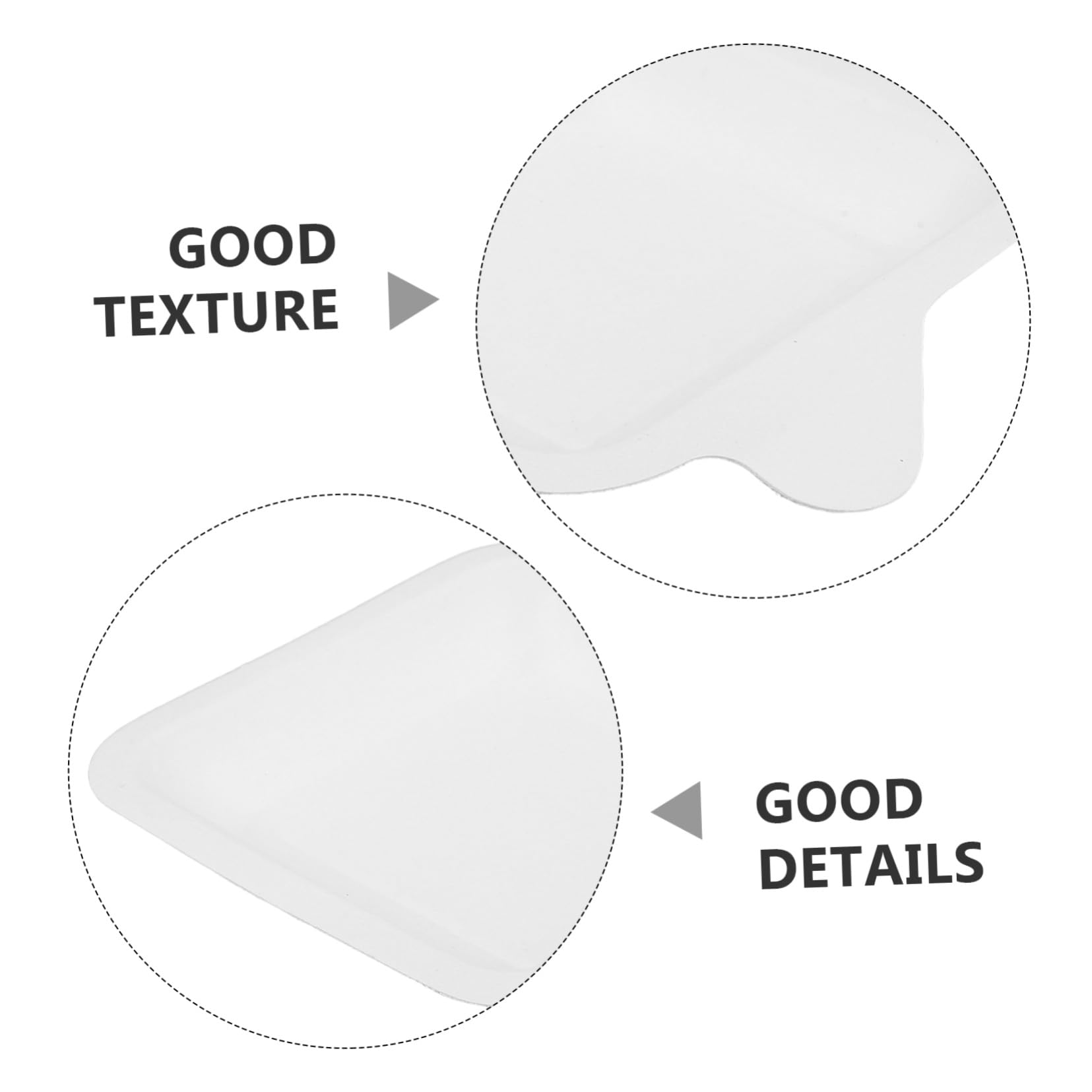 UKCOCO Platos de Papel Cuadrados para Pastel y Postres 100 Piezas Blanco