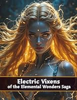 Electric Vixens of the Elemental Wonders Saga: Realistic Grayscale Coloring Book for Adults and Teens featuring Electrifying Heroines (Enchanted ... Coloring Books for Adults and Teens) B0DS62QSKY Book Cover
