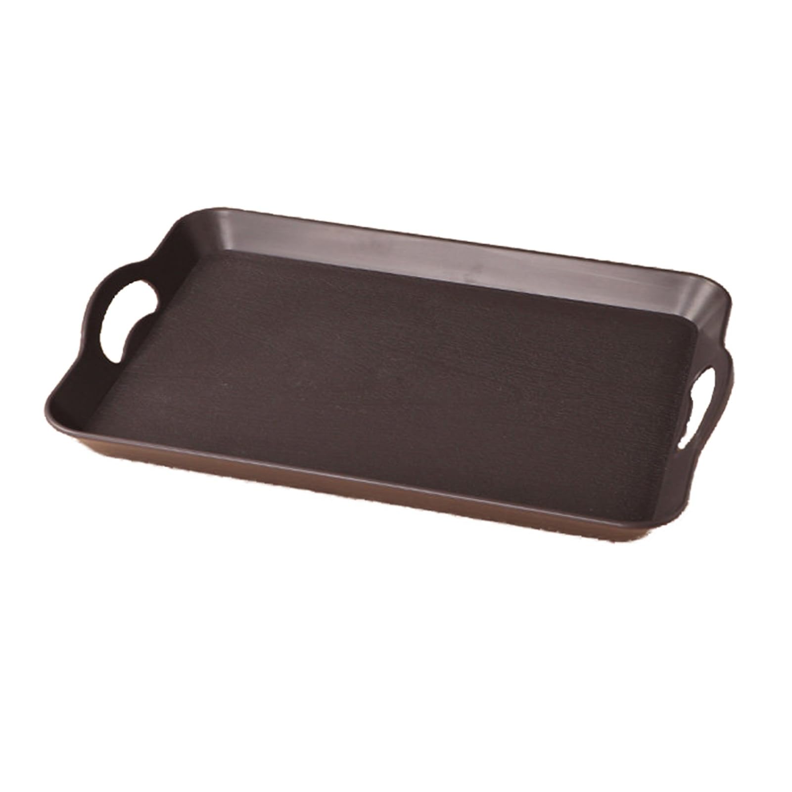 Rectangular Plastic Tray,Restaurant Storage,With Openwork Handle,Suitable for Placing Cups and Food(Color1,36.6x23.2x4.4cm)