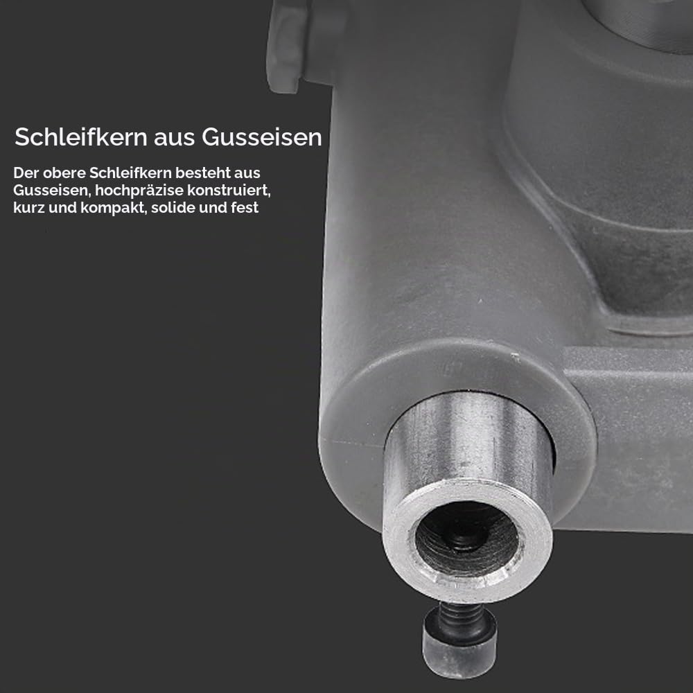 Kleine manuelle Pressstanzmaschine, Leder-Lochpresse, Stanzmaschine, Stanzwerkzeug für DIY-Lederhandwerk, Stanzen von Löchern mit Bohrfutter
