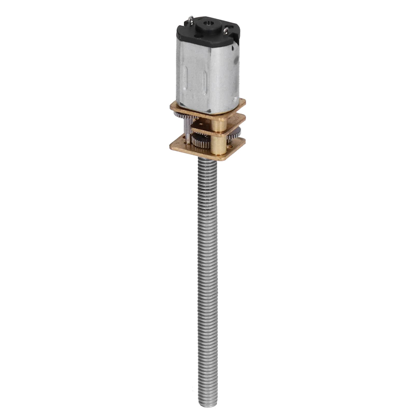 Drehzahlreduzierungsmotor, DC 6 V Lineargetriebemotor, Elektrisches Leitspindelgetriebe M4 X 55 Mm, 180 U/min, Motor mit Gewindeausgangswellenführung, Linearbewegungs-Leitspindeln