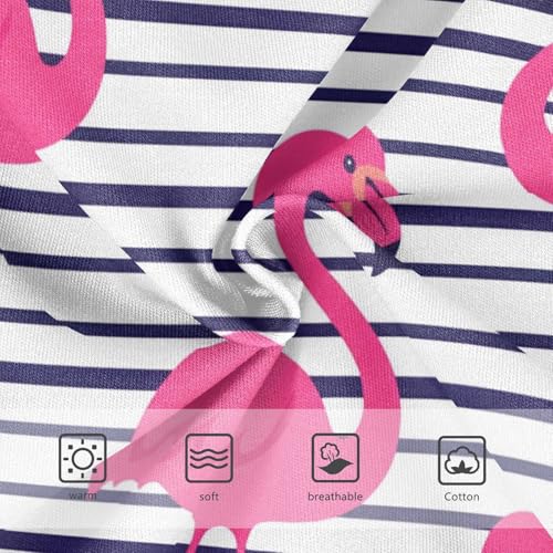 Cotton Toddler Underwear Floral Cute Pink Flamingos Stripes Cute Panties Girl Fun Print Kids Briefs Undies 2t3