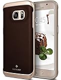 Galaxy S7 Case, Caseology® [Envoy Series] [GENUINE LEATHER] [Leather Brown] Leather Bound Bumper Cover for Samsung Galaxy S7 (2016) - Leather Brown