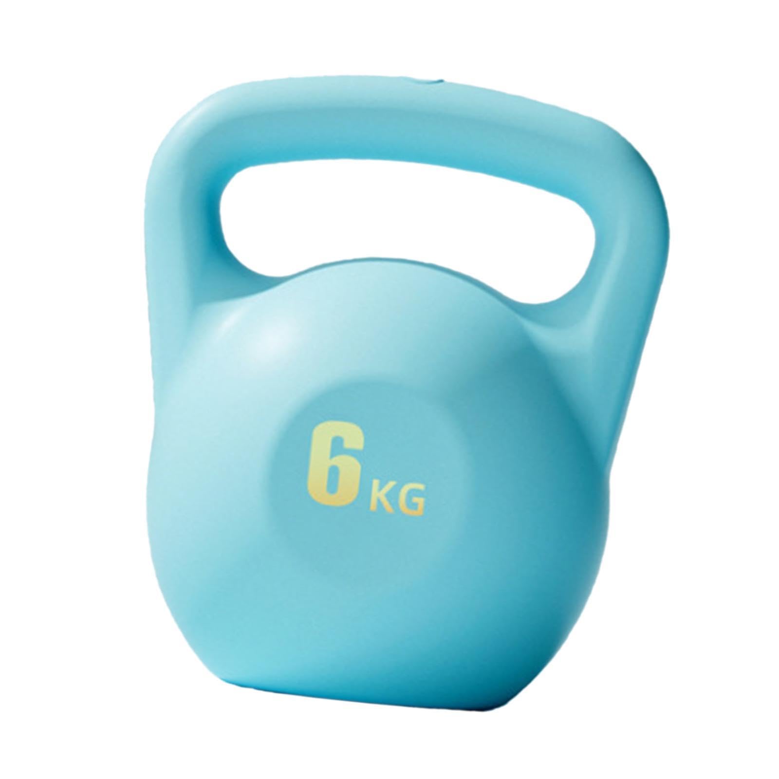 Kettlebell Autoriempito per Fitness Ed Esercizi a Casa, Blu 6 kg