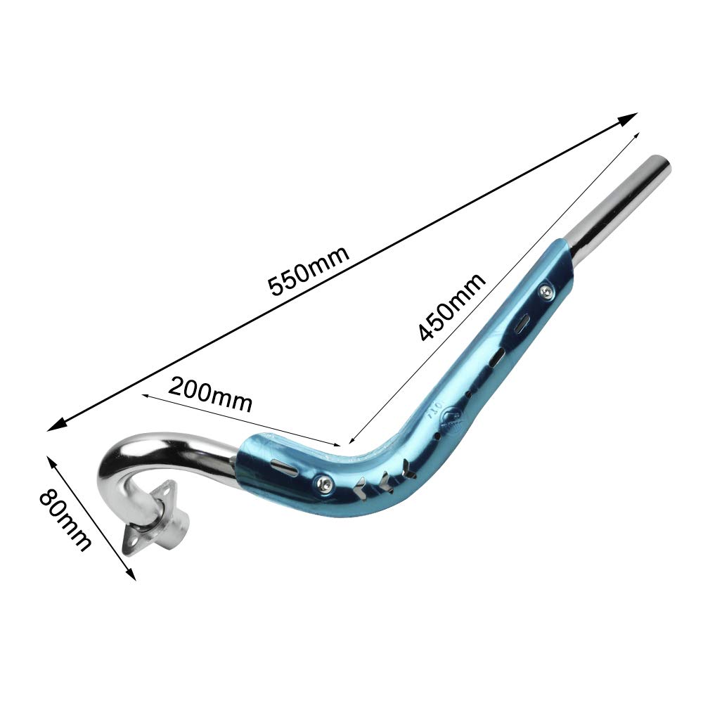 FLYPIG High Performance Muffler Exhaust Pipe kit Assembly fit Honda