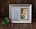 Memorial/Remembrance Photo Frame with Inspirational A Celebration of Life Poem - Sympathy Gift for Loss of Loved One (Silver)