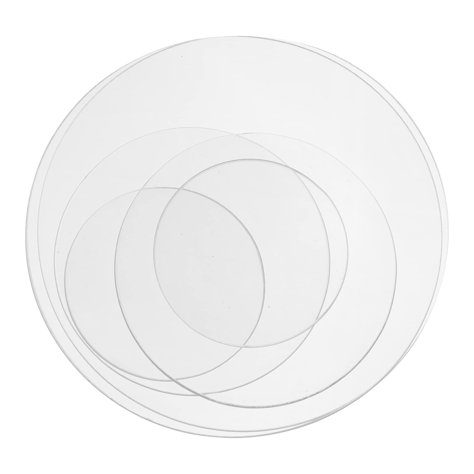 BESPORTBLE Science Experiment Tool 6pcs Glass Evaporation Dish Beakers Flask Lids Lab Beakers c