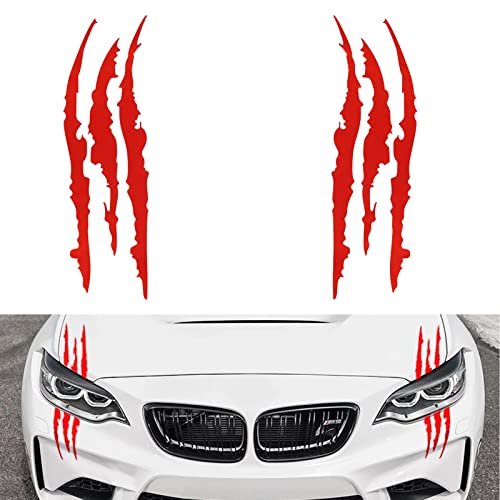 【RENDI UNICA LA TUA AUTOMOBILE】dai un tocco di personalità alla tua auto, fai in modo che sia sportiva e distinguibile con i nostri belli squarci sul faro. I tuoi amici e amiche la adoreranno. Utile anche per coprire graffi veri!