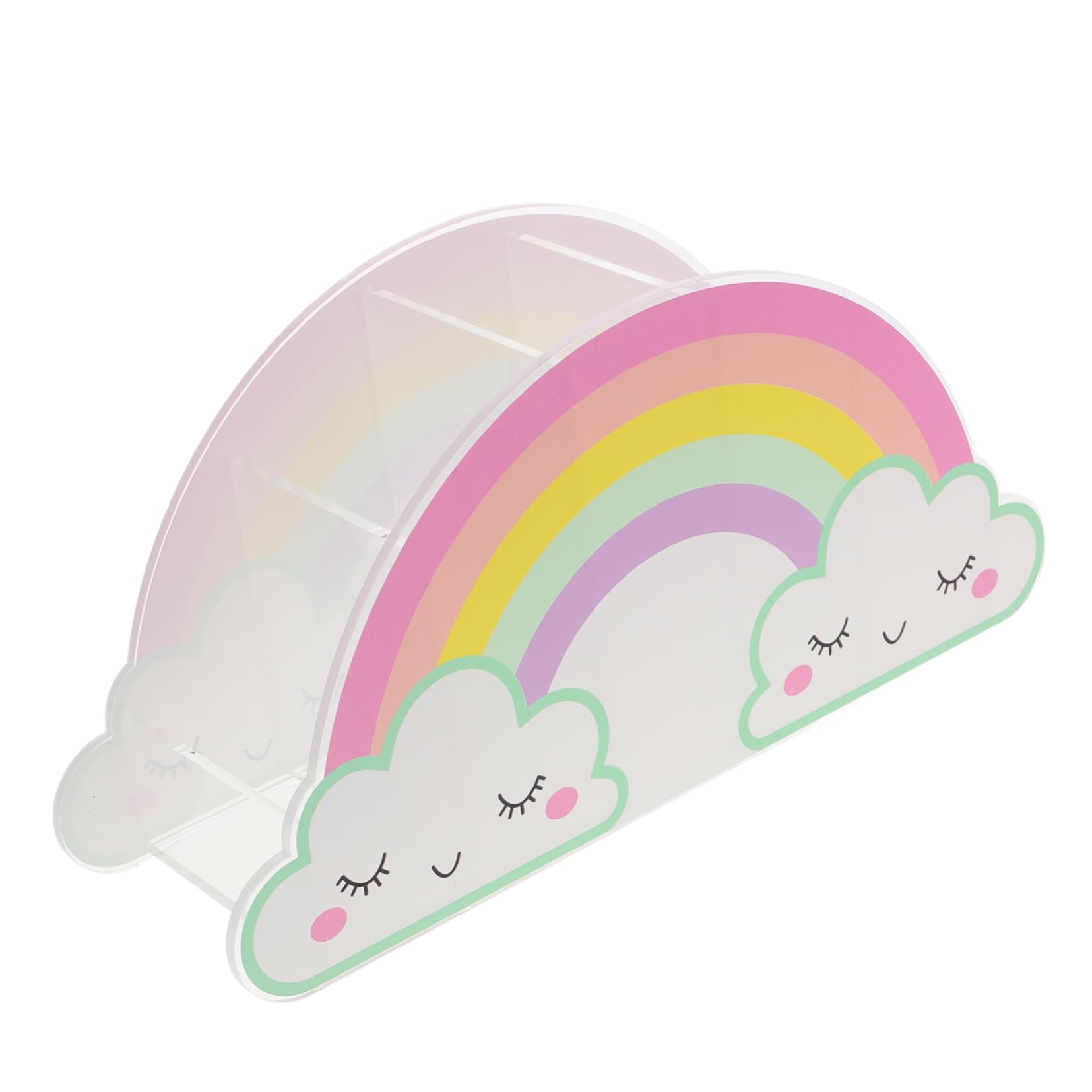 SHINEOFI Soporte De Lápices De Acrílico Diseño De Organizador De Escritorio Para Material De y Escolar Para Almacenamiento De Útiles De Escritura y Decoración De Mesa