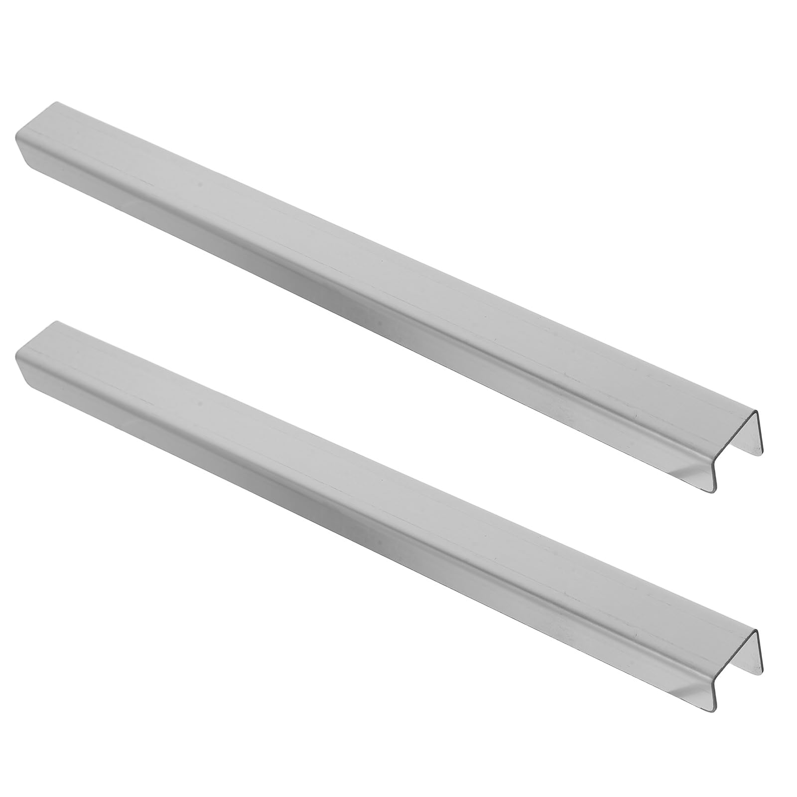 Protège-bord Lurrose en acier inoxydable argenté pour cuisine (lot de 2 pièces)