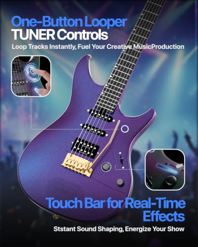 Image of ENYA INSPIRE PRO AL 39 inch Smart Electric Guitar, with Custom APEX LAB Pickups