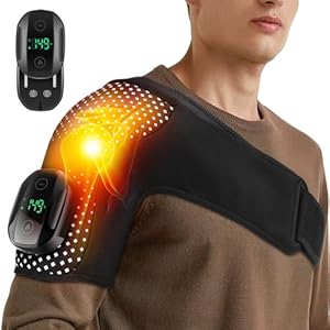 Afdeal Kabelloses Schulter-Heizkissen mit Massage