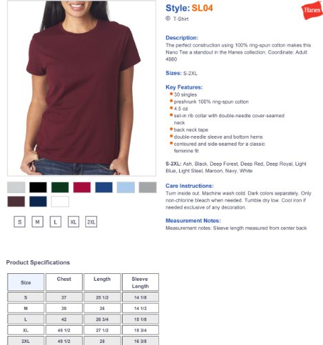 Hanes-Womens-Perfect-T-Short-Sleeve-T-Shirt-Womens-Crewneck-T-Shirt-Womens-Short-Sleeve-Cotton-Tee