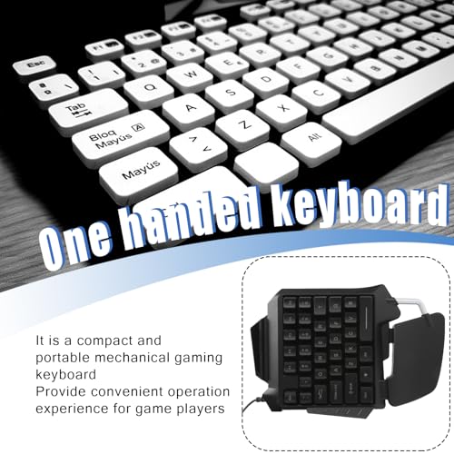 Teclado Mecánico Portátil 35 Teclas USB Cable miniatura 3