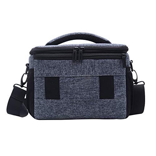 Miaoqian Bolsa para câmera SLR/DSLR Gadget Bolsa acolchoada Bolsa de transporte de ombro para fotogr