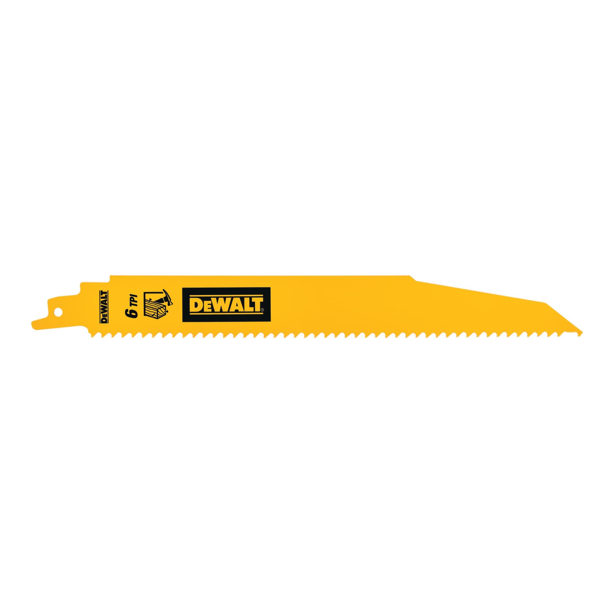 Bi-Metal Wood Demolition Reciprocating Blade 228mm x 6 TPI (Pack 5)