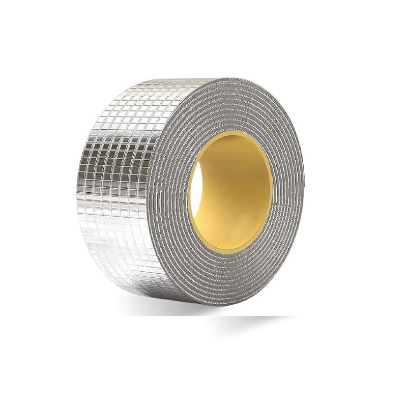 veroflame Waterproof 5cmx5m Repair Tape for Pipe Leakage Roof Surface Crack Water Leakage Solution Aluminium Foil Tape Waterproof Adhesive Sealing Rubber Silver Tape (Pack of 2) (B0DDVDT1MR) Amazon Price History, Amazon Price Tracker