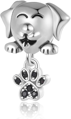 Abalorio de trébol de cuatro hojas de la suerte de elefante de mariquita para pulsera Pandora