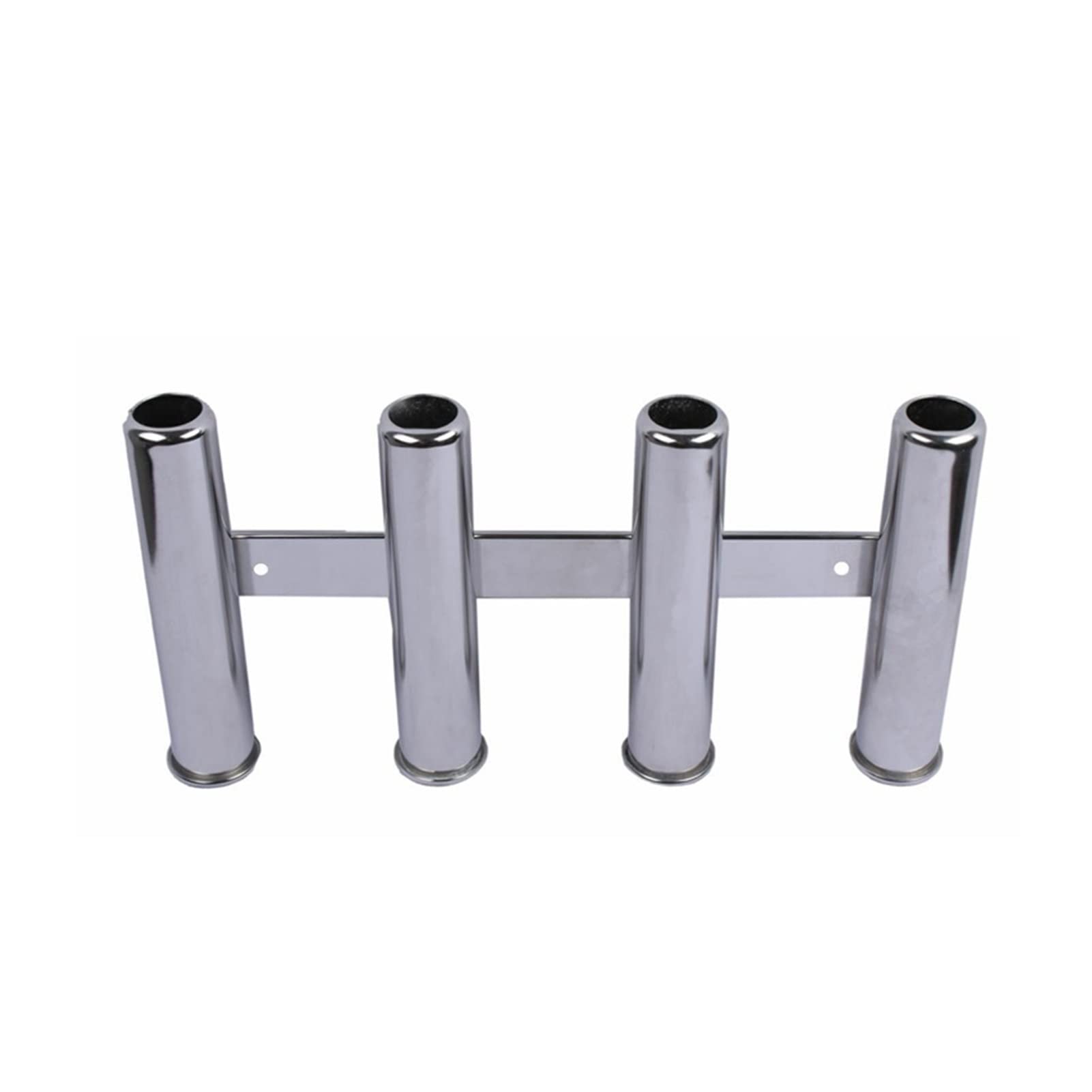 Portacanne da barca 4 porta asta del tubo triplo in acciaio inox verticale multiuso for la canna da pesca in acciaio da pesca in stile appeso a muro for yacht for barche