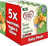 Cow & Gate Sweet Potato Vegetable & Chicken Baby Food Meal, 12+ Months, 230g (Pack of 5)
