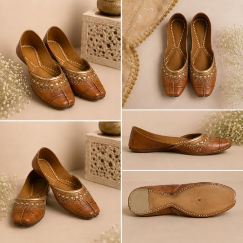 Image of Flip Flop Punjabi Jutti Khussa Shoes Leather Shoes Jooti Loafers Shoes