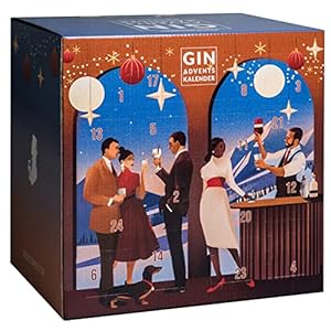 Gin Adventskalender 2022 mit Tonic Water, Snacks und mehr von LIQUID DIRECTOR I Gin-Kalender als Geschenk für Männer und…